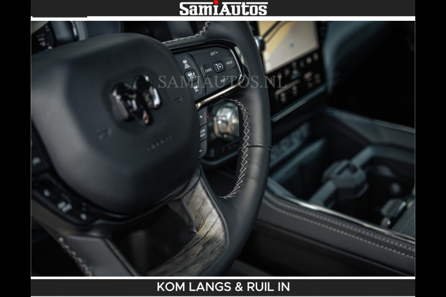 Dodge Ram LIMITED 2026 5.7 V8 HEMI | MAXIMAAL UITGERUST | NETTO PRIJS EXCL BPM / BTW | DUBBELE CABINE | 5 PERSOONS | DC | Allernieuwste Limited uitvoering – volledig uitgerust met alle opties, inclusief MWK en normale laadbak.