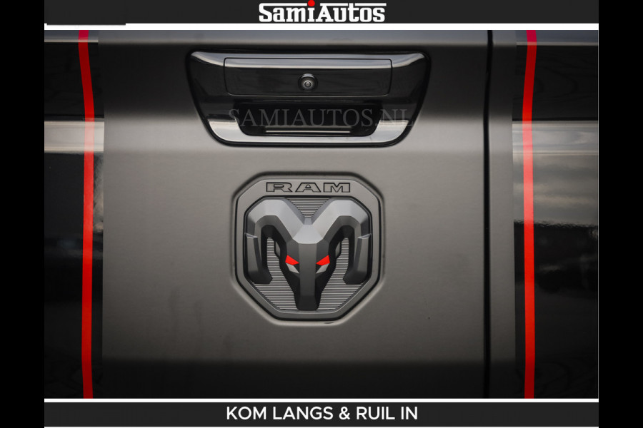 Dodge Ram LIMITED 2026 5.7 V8 HEMI | MAXIMAAL UITGERUST | NETTO PRIJS EXCL BPM / BTW | DUBBELE CABINE | 5 PERSOONS | DC | Allernieuwste Limited uitvoering – volledig uitgerust met alle opties, inclusief MWK en normale laadbak.