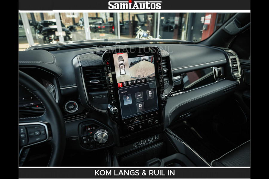 Dodge Ram LIMITED 2026 5.7 V8 HEMI | MAXIMAAL UITGERUST | NETTO PRIJS EXCL BPM / BTW | DUBBELE CABINE | 5 PERSOONS | DC | Allernieuwste Limited uitvoering – volledig uitgerust met alle opties, inclusief MWK en normale laadbak.