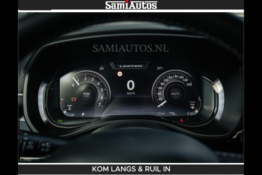 Dodge Ram LIMITED 2026 5.7 V8 HEMI | MAXIMAAL UITGERUST | NETTO PRIJS EXCL BPM / BTW | DUBBELE CABINE | 5 PERSOONS | DC | Allernieuwste Limited uitvoering – volledig uitgerust met alle opties, inclusief MWK en normale laadbak.