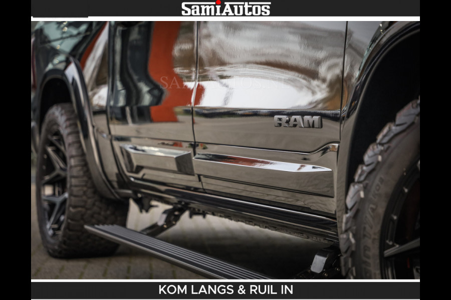 Dodge Ram LIMITED 2026 5.7 V8 HEMI | MAXIMAAL UITGERUST | NETTO PRIJS EXCL BPM / BTW | DUBBELE CABINE | 5 PERSOONS | DC | Allernieuwste Limited uitvoering – volledig uitgerust met alle opties, inclusief MWK en normale laadbak.