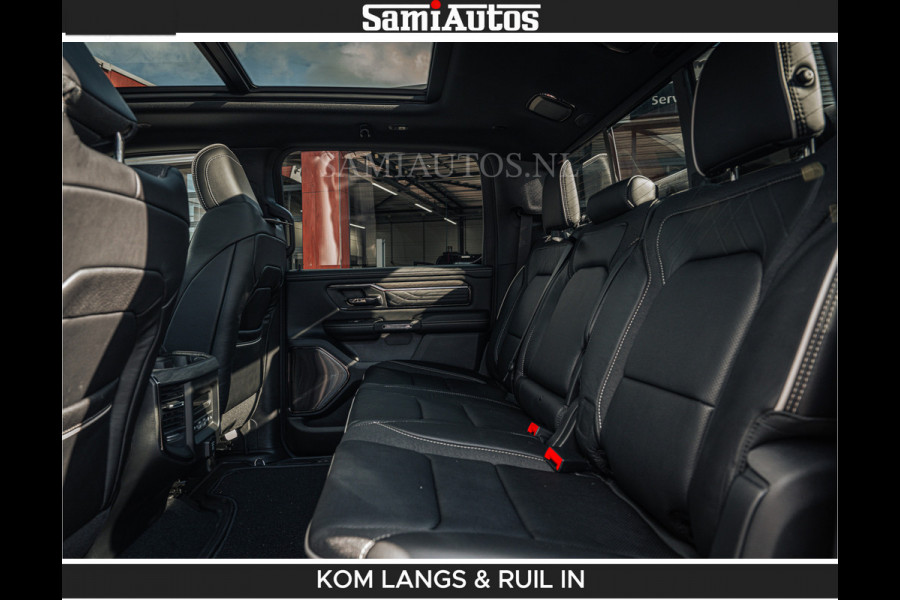 Dodge Ram LIMITED 2026 5.7 V8 HEMI | MAXIMAAL UITGERUST | NETTO PRIJS EXCL BPM / BTW | DUBBELE CABINE | 5 PERSOONS | DC | Allernieuwste Limited uitvoering – volledig uitgerust met alle opties, inclusief MWK en normale laadbak.