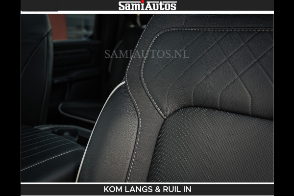 Dodge Ram LIMITED 2026 5.7 V8 HEMI | MAXIMAAL UITGERUST | NETTO PRIJS EXCL BPM / BTW | DUBBELE CABINE | 5 PERSOONS | DC | Allernieuwste Limited uitvoering – volledig uitgerust met alle opties, inclusief MWK en normale laadbak.