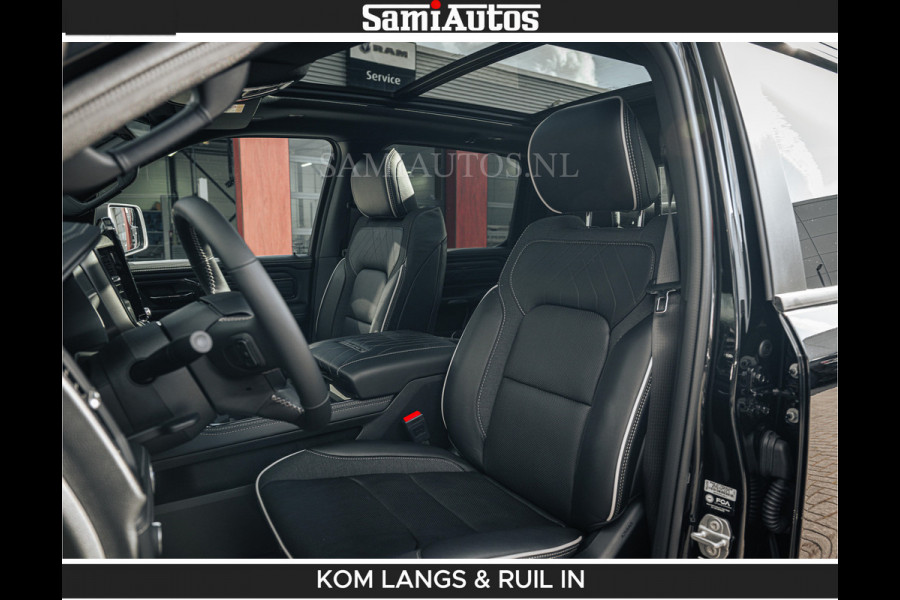 Dodge Ram LIMITED 2026 5.7 V8 HEMI | MAXIMAAL UITGERUST | NETTO PRIJS EXCL BPM / BTW | DUBBELE CABINE | 5 PERSOONS | DC | Allernieuwste Limited uitvoering – volledig uitgerust met alle opties, inclusief MWK en normale laadbak.
