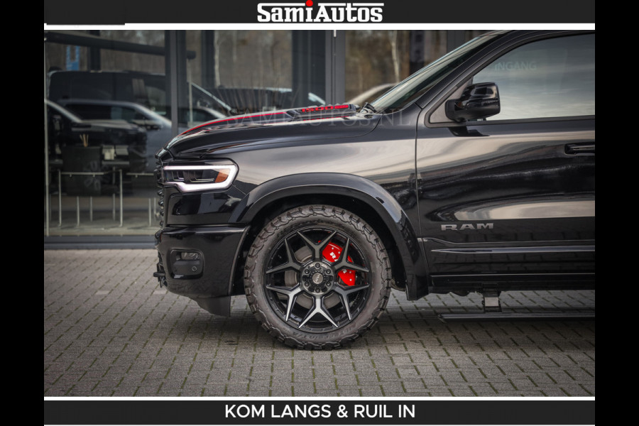 Dodge Ram LIMITED 2026 5.7 V8 HEMI | MAXIMAAL UITGERUST | NETTO PRIJS EXCL BPM / BTW | DUBBELE CABINE | 5 PERSOONS | DC | Allernieuwste Limited uitvoering – volledig uitgerust met alle opties, inclusief MWK en normale laadbak.