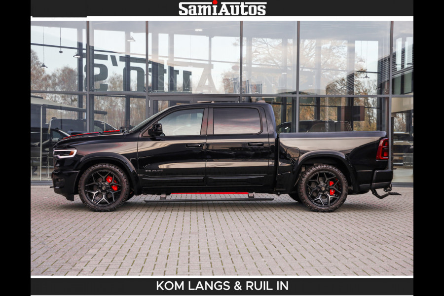 Dodge Ram LIMITED 2026 5.7 V8 HEMI | MAXIMAAL UITGERUST | NETTO PRIJS EXCL BPM / BTW | DUBBELE CABINE | 5 PERSOONS | DC | Allernieuwste Limited uitvoering – volledig uitgerust met alle opties, inclusief MWK en normale laadbak.