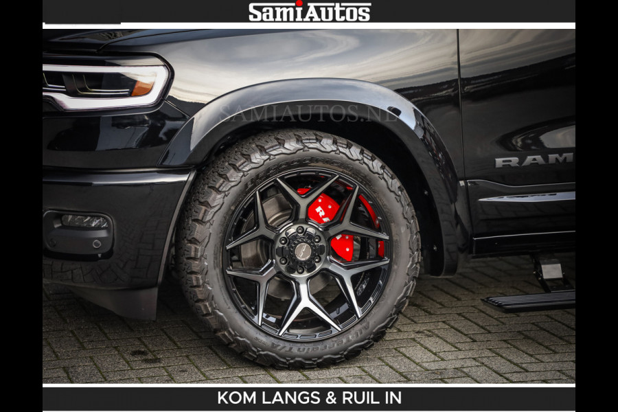 Dodge Ram LIMITED 2026 5.7 V8 HEMI | MAXIMAAL UITGERUST | NETTO PRIJS EXCL BPM / BTW | DUBBELE CABINE | 5 PERSOONS | DC | Allernieuwste Limited uitvoering – volledig uitgerust met alle opties, inclusief MWK en normale laadbak.
