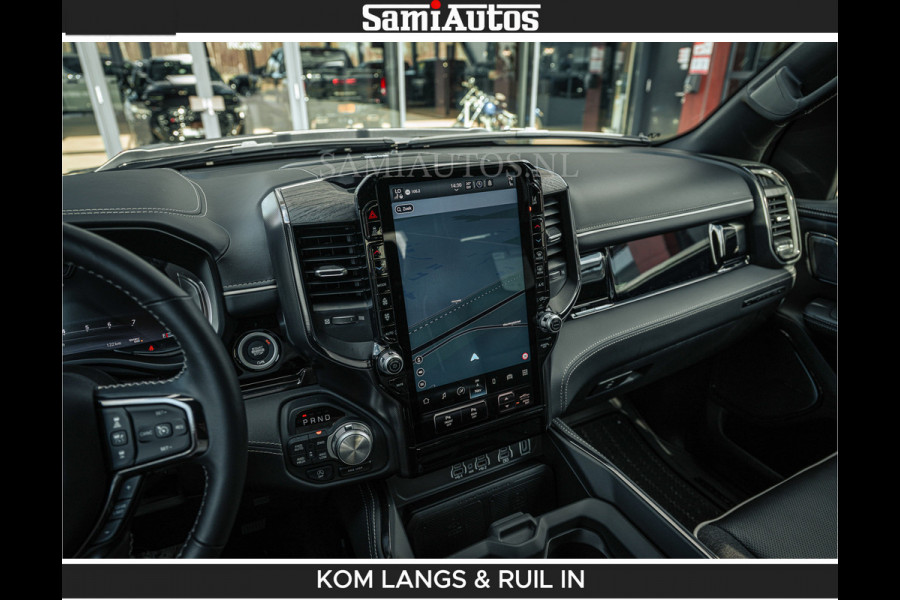Dodge Ram LIMITED 2026 5.7 V8 HEMI | MAXIMAAL UITGERUST | NETTO PRIJS EXCL BPM / BTW | DUBBELE CABINE | 5 PERSOONS | DC | Allernieuwste Limited uitvoering – volledig uitgerust met alle opties, inclusief MWK en normale laadbak.