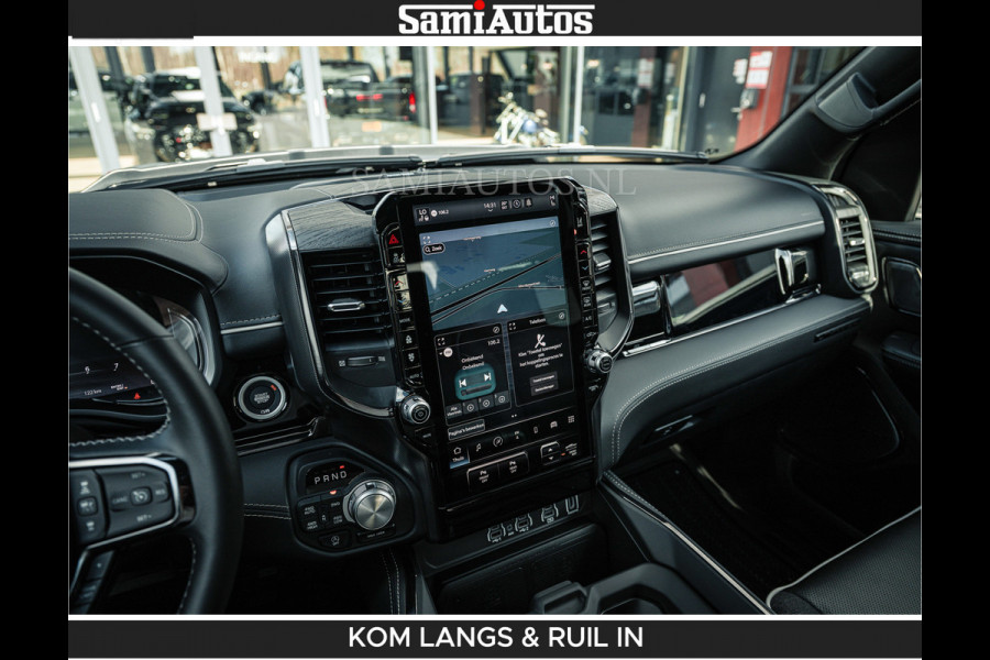 Dodge Ram LIMITED 2026 5.7 V8 HEMI | MAXIMAAL UITGERUST | NETTO PRIJS EXCL BPM / BTW | DUBBELE CABINE | 5 PERSOONS | DC | Allernieuwste Limited uitvoering – volledig uitgerust met alle opties, inclusief MWK en normale laadbak.