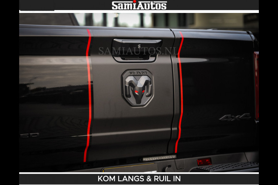 Dodge Ram LIMITED 2026 5.7 V8 HEMI | MAXIMAAL UITGERUST | NETTO PRIJS EXCL BPM / BTW | DUBBELE CABINE | 5 PERSOONS | DC | Allernieuwste Limited uitvoering – volledig uitgerust met alle opties, inclusief MWK en normale laadbak.