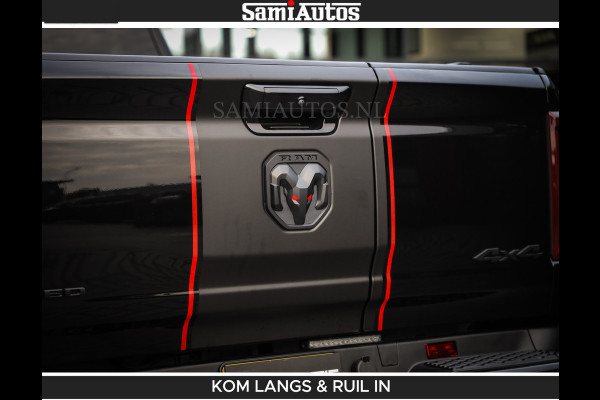 Dodge Ram LIMITED 2026 5.7 V8 HEMI | MAXIMAAL UITGERUST | NETTO PRIJS EXCL BPM / BTW | DUBBELE CABINE | 5 PERSOONS | DC | Allernieuwste Limited uitvoering – volledig uitgerust met alle opties, inclusief MWK en normale laadbak.