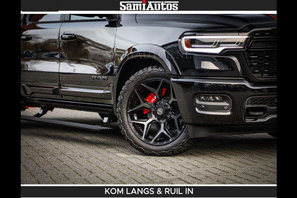 Dodge Ram LIMITED 2026 5.7 V8 HEMI | MAXIMAAL UITGERUST | NETTO PRIJS EXCL BPM / BTW | DUBBELE CABINE | 5 PERSOONS | DC | Allernieuwste Limited uitvoering – volledig uitgerust met alle opties, inclusief MWK en normale laadbak.