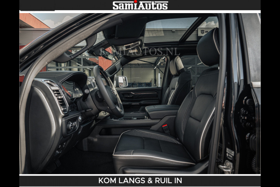 Dodge Ram LIMITED 2026 5.7 V8 HEMI | MAXIMAAL UITGERUST | NETTO PRIJS EXCL BPM / BTW | DUBBELE CABINE | 5 PERSOONS | DC | Allernieuwste Limited uitvoering – volledig uitgerust met alle opties, inclusief MWK en normale laadbak.