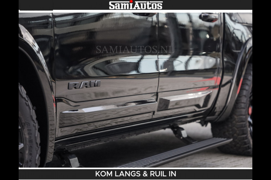 Dodge Ram LIMITED 2026 5.7 V8 HEMI | MAXIMAAL UITGERUST | NETTO PRIJS EXCL BPM / BTW | DUBBELE CABINE | 5 PERSOONS | DC | Allernieuwste Limited uitvoering – volledig uitgerust met alle opties, inclusief MWK en normale laadbak.