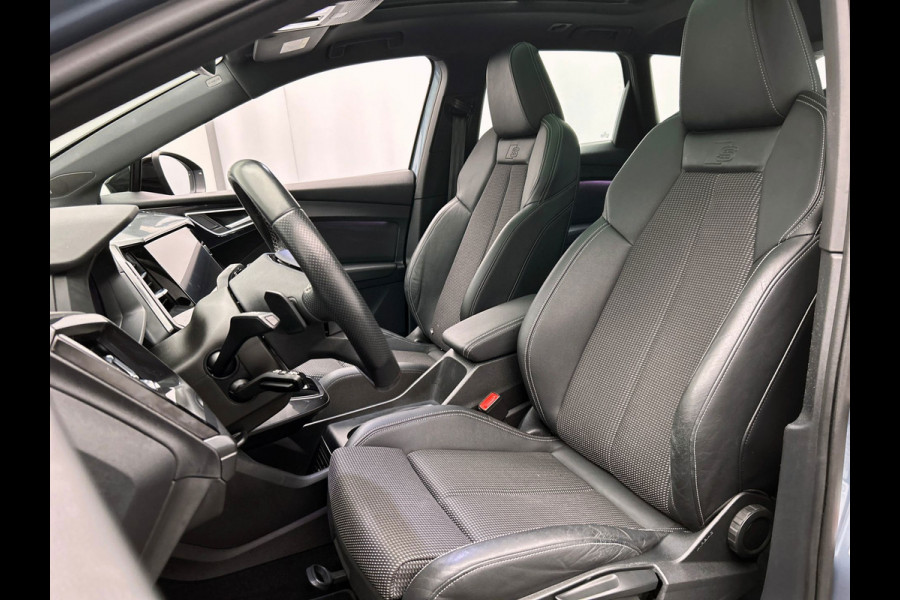 Audi Q4 e-tron 40 77 kWH I S-Line / interieur | Pano/dak I Zwart/optiek I Sonos I Adapt.cruise/control I Stoel/ Stuurverw I Camera