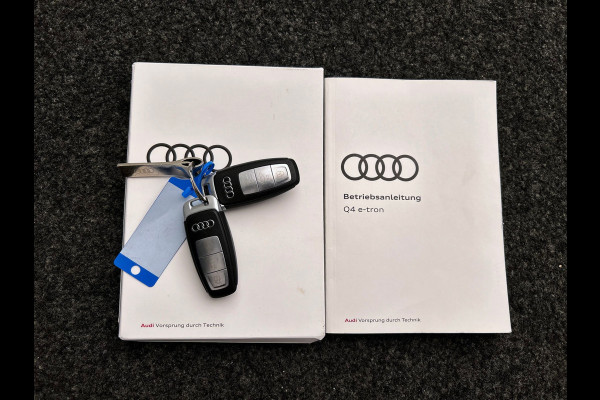 Audi Q4 e-tron 40 77 kWH I S-Line / interieur | Pano/dak I Zwart/optiek I Sonos I Adapt.cruise/control I Stoel/ Stuurverw I Camera