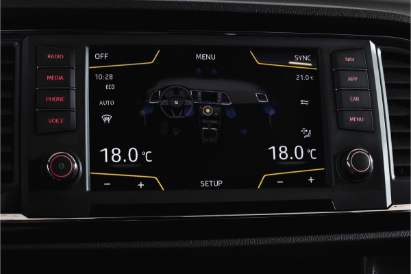 Seat Ateca 1.4 EcoTSI 150 PK FR - Automaat Orig. NL | S/K-Panodak | Adapt. Cruise | Stoel-+Voorruitverw. | 360 Camera | Seat Sound | NAV+App. Connect | ECC | Elek. Klep | Trekhaak | LM 19" |