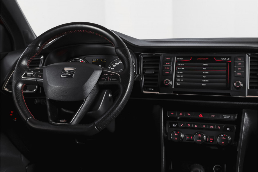 Seat Ateca 1.4 EcoTSI 150 PK FR - Automaat Orig. NL | S/K-Panodak | Adapt. Cruise | Stoel-+Voorruitverw. | 360 Camera | Seat Sound | NAV+App. Connect | ECC | Elek. Klep | Trekhaak | LM 19" |