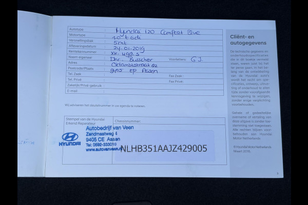 Hyundai i20 1.0 T-GDI Comfort 2e Eigenaar l Trekhaak l Navi l Camera l Carplay l Clima l Cruise l Rijstrooksensor l Pdc l N.A.P l Apk tot 05-2027