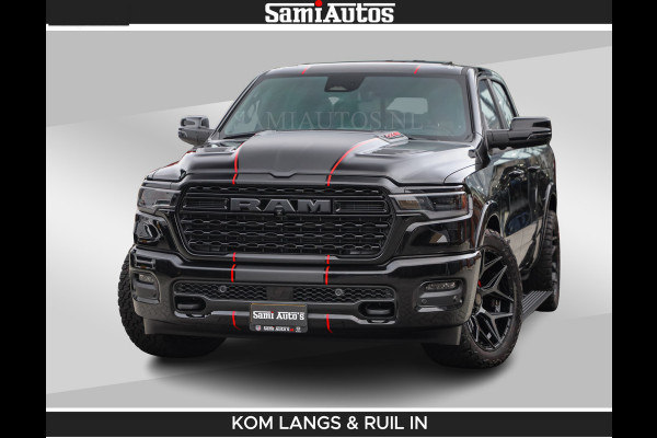 Dodge Ram Limited 540 PK | De Meest Luxe en Volle Pick-Up in zijn Klasse | Massage + Full Option | Comfortabele Dubbele Cabine met Royale 5 Zitplaatsen | BPM vrij | Nu Leverbaar uit Voorraad | Voorraad Nr 2334 - 5409 | De specialist in Amerikaanse pick‑ups in Nederland en Europa.