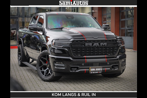Dodge Ram Limited 540 PK | De Meest Luxe en Volle Pick-Up in zijn Klasse | Massage + Full Option | Comfortabele Dubbele Cabine met Royale 5 Zitplaatsen | BPM vrij | Nu Leverbaar uit Voorraad | Voorraad Nr 2334 - 5409 | De specialist in Amerikaanse pick‑ups in Nederland en Europa.