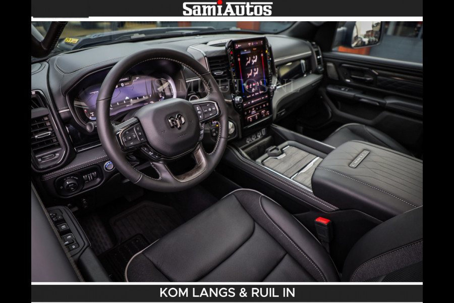 Dodge Ram Limited 540 PK | De Meest Luxe en Volle Pick-Up in zijn Klasse | Massage + Full Option | Comfortabele Dubbele Cabine met Royale 5 Zitplaatsen | BPM vrij | Nu Leverbaar uit Voorraad | Voorraad Nr 2334 - 5409 | De specialist in Amerikaanse pick‑ups in Nederland en Europa.