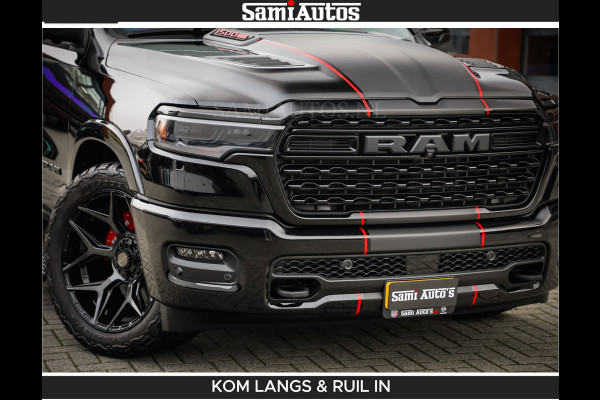 Dodge Ram Limited 540 PK | De Meest Luxe en Volle Pick-Up in zijn Klasse | Massage + Full Option | Comfortabele Dubbele Cabine met Royale 5 Zitplaatsen | BPM vrij | Nu Leverbaar uit Voorraad | Voorraad Nr 2334 - 5409 | De specialist in Amerikaanse pick‑ups in Nederland en Europa.