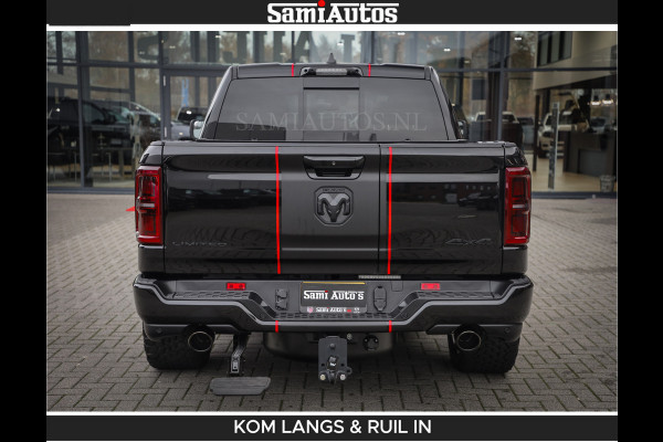 Dodge Ram Limited 540 PK | De Meest Luxe en Volle Pick-Up in zijn Klasse | Massage + Full Option | Comfortabele Dubbele Cabine met Royale 5 Zitplaatsen | BPM vrij | Nu Leverbaar uit Voorraad | Voorraad Nr 2334 - 5409 | De specialist in Amerikaanse pick‑ups in Nederland en Europa.