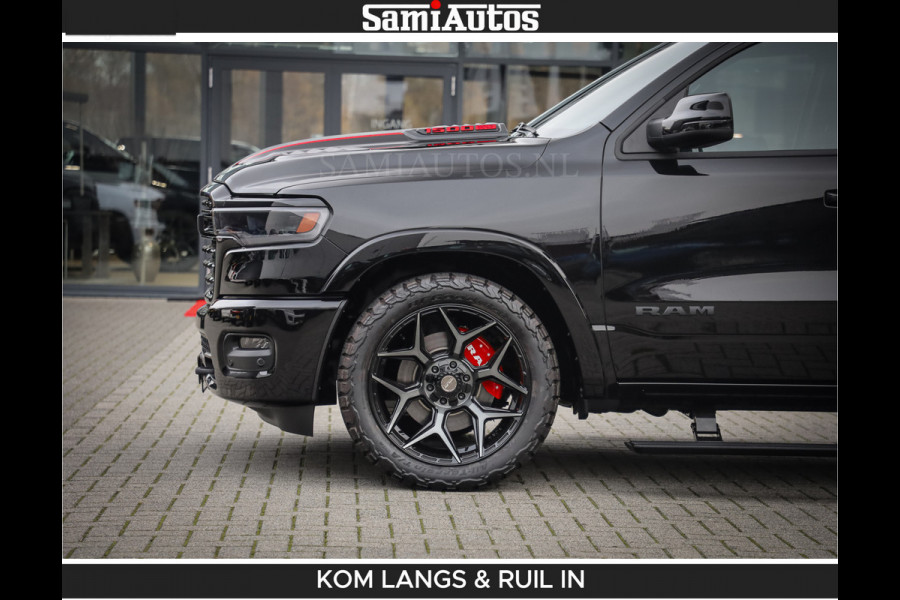 Dodge Ram Limited 540 PK | De Meest Luxe en Volle Pick-Up in zijn Klasse | Massage + Full Option | Comfortabele Dubbele Cabine met Royale 5 Zitplaatsen | BPM vrij | Nu Leverbaar uit Voorraad | Voorraad Nr 2334 - 5409 | De specialist in Amerikaanse pick‑ups in Nederland en Europa.