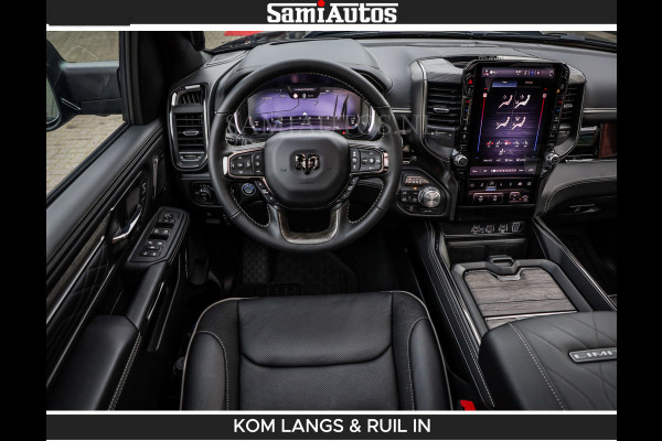 Dodge Ram Limited 540 PK | De Meest Luxe en Volle Pick-Up in zijn Klasse | Massage + Full Option | Comfortabele Dubbele Cabine met Royale 5 Zitplaatsen | BPM vrij | Nu Leverbaar uit Voorraad | Voorraad Nr 2334 - 5409 | De specialist in Amerikaanse pick‑ups in Nederland en Europa.