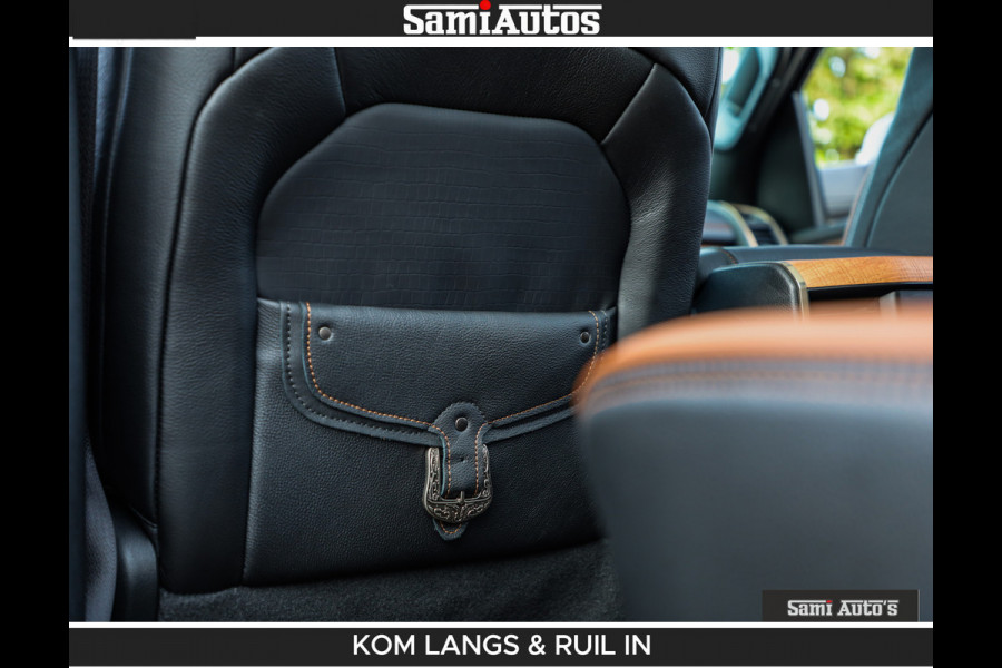 Dodge Ram LONGHORN BRUIN LEDER 5,7L V8 HEMI | VIRTUAL | HEAD UP | PANODAK | LUCHTVERING | BOM VOL | DC | 402 PK | CREW CAB | DUBBELE CABINE | 4X4 | 5 PERSOONS | GRIJSKENTEKEN | LIMITED