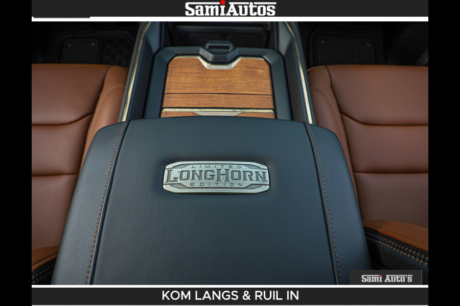 Dodge Ram LONGHORN BRUIN LEDER 5,7L V8 HEMI | VIRTUAL | HEAD UP | PANODAK | LUCHTVERING | BOM VOL | DC | 402 PK | CREW CAB | DUBBELE CABINE | 4X4 | 5 PERSOONS | GRIJSKENTEKEN | LIMITED