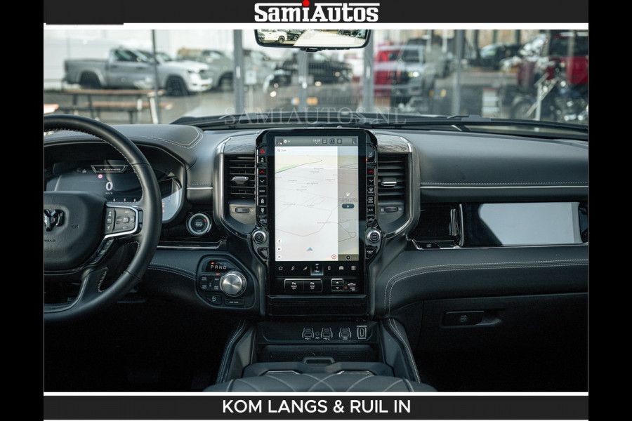 Dodge Ram Limited 540 PK De Meest Luxe en Volle Pick-Up in zijn Klasse | Massage + Full Option | Comfortabele Dubbele Cabine met Royale 5 Zitplaatsen | BPM vrij | Nu Leverbaar uit Voorraad | Voorraad Nr 2351 - 7478 | De specialist in Amerikaanse pick‑ups in Nederland en Europa.