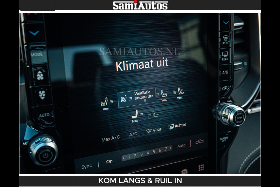 Dodge Ram Limited 540 PK De Meest Luxe en Volle Pick-Up in zijn Klasse | Massage + Full Option | Comfortabele Dubbele Cabine met Royale 5 Zitplaatsen | BPM vrij | Nu Leverbaar uit Voorraad | Voorraad Nr 2351 - 7478 | De specialist in Amerikaanse pick‑ups in Nederland en Europa.
