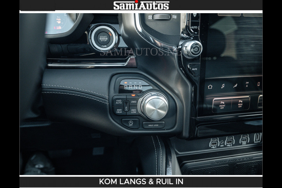 Dodge Ram Limited 540 PK De Meest Luxe en Volle Pick-Up in zijn Klasse | Massage + Full Option | Comfortabele Dubbele Cabine met Royale 5 Zitplaatsen | BPM vrij | Nu Leverbaar uit Voorraad | Voorraad Nr 2351 - 7478 | De specialist in Amerikaanse pick‑ups in Nederland en Europa.