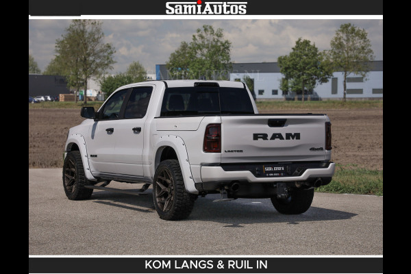 Dodge Ram Limited 540 PK De Meest Luxe en Volle Pick-Up in zijn Klasse | Massage + Full Option | Comfortabele Dubbele Cabine met Royale 5 Zitplaatsen | BPM vrij | Nu Leverbaar uit Voorraad | Voorraad Nr 2351 - 7478 | De specialist in Amerikaanse pick‑ups in Nederland en Europa.