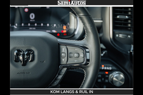 Dodge Ram Limited 540 PK De Meest Luxe en Volle Pick-Up in zijn Klasse | Massage + Full Option | Comfortabele Dubbele Cabine met Royale 5 Zitplaatsen | BPM vrij | Nu Leverbaar uit Voorraad | Voorraad Nr 2351 - 7478 | De specialist in Amerikaanse pick‑ups in Nederland en Europa.