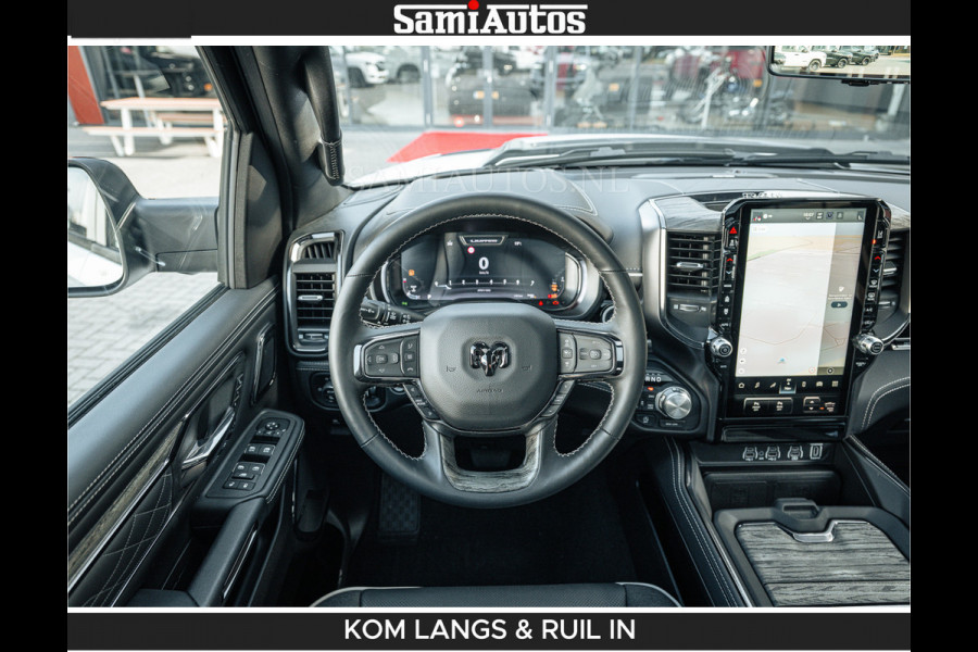 Dodge Ram Limited 540 PK De Meest Luxe en Volle Pick-Up in zijn Klasse | Massage + Full Option | Comfortabele Dubbele Cabine met Royale 5 Zitplaatsen | BPM vrij | Nu Leverbaar uit Voorraad | Voorraad Nr 2351 - 7478 | De specialist in Amerikaanse pick‑ups in Nederland en Europa.