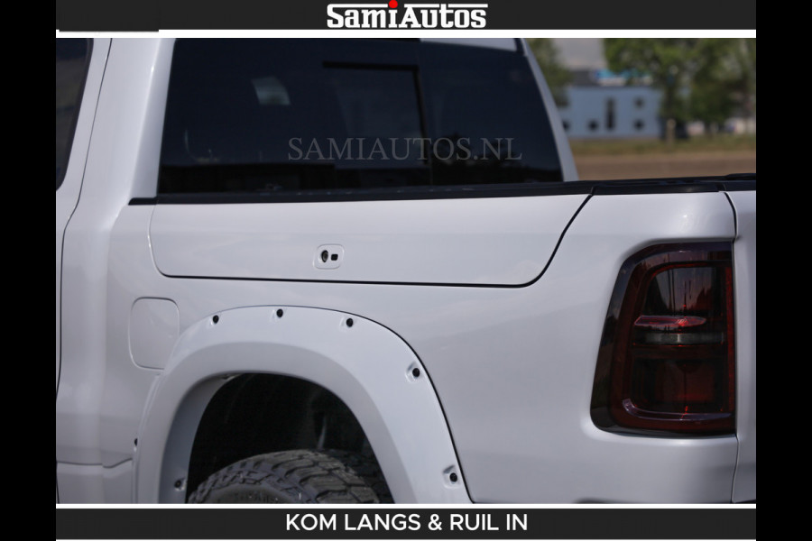 Dodge Ram Limited 540 PK De Meest Luxe en Volle Pick-Up in zijn Klasse | Massage + Full Option | Comfortabele Dubbele Cabine met Royale 5 Zitplaatsen | BPM vrij | Nu Leverbaar uit Voorraad | Voorraad Nr 2351 - 7478 | De specialist in Amerikaanse pick‑ups in Nederland en Europa.