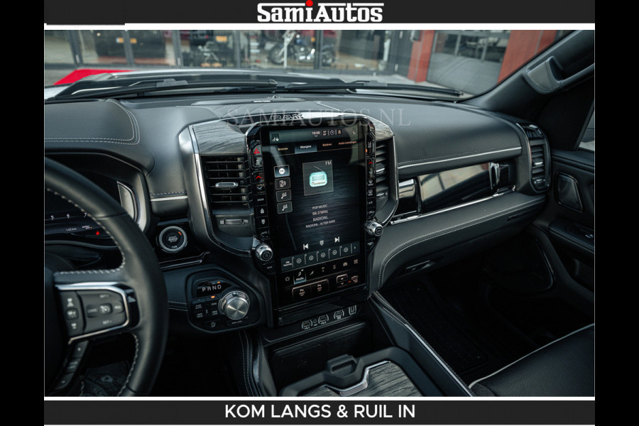 Dodge Ram Limited 540 PK De Meest Luxe en Volle Pick-Up in zijn Klasse | Massage + Full Option | Comfortabele Dubbele Cabine met Royale 5 Zitplaatsen | BPM vrij | Nu Leverbaar uit Voorraad | Voorraad Nr 2351 - 7478 | De specialist in Amerikaanse pick‑ups in Nederland en Europa.