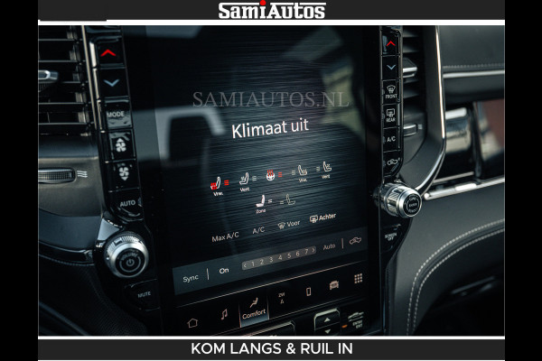 Dodge Ram Limited 540 PK De Meest Luxe en Volle Pick-Up in zijn Klasse | Massage + Full Option | Comfortabele Dubbele Cabine met Royale 5 Zitplaatsen | BPM vrij | Nu Leverbaar uit Voorraad | Voorraad Nr 2351 - 7478 | De specialist in Amerikaanse pick‑ups in Nederland en Europa.