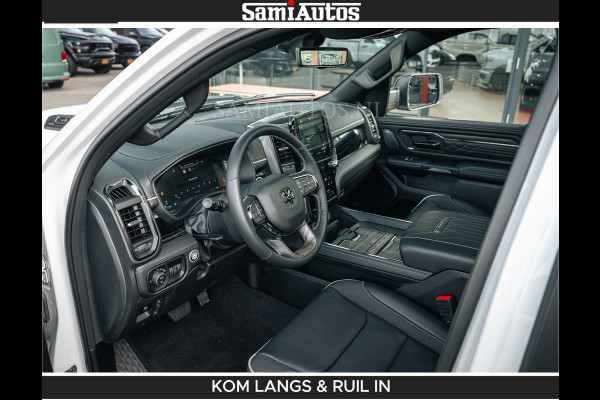 Dodge Ram Limited 540 PK De Meest Luxe en Volle Pick-Up in zijn Klasse | Massage + Full Option | Comfortabele Dubbele Cabine met Royale 5 Zitplaatsen | BPM vrij | Nu Leverbaar uit Voorraad | Voorraad Nr 2351 - 7478 | De specialist in Amerikaanse pick‑ups in Nederland en Europa.