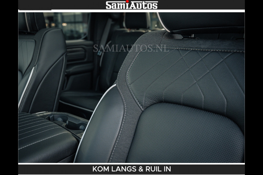 Dodge Ram Limited 540 PK De Meest Luxe en Volle Pick-Up in zijn Klasse | Massage + Full Option | Comfortabele Dubbele Cabine met Royale 5 Zitplaatsen | BPM vrij | Nu Leverbaar uit Voorraad | Voorraad Nr 2351 - 7478 | De specialist in Amerikaanse pick‑ups in Nederland en Europa.
