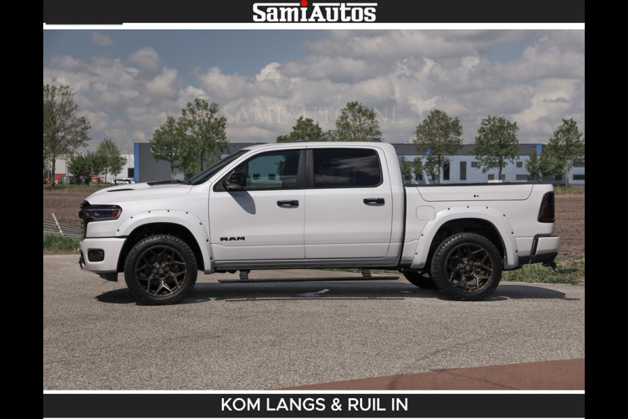 Dodge Ram Limited 540 PK De Meest Luxe en Volle Pick-Up in zijn Klasse | Massage + Full Option | Comfortabele Dubbele Cabine met Royale 5 Zitplaatsen | BPM vrij | Nu Leverbaar uit Voorraad | Voorraad Nr 2351 - 7478 | De specialist in Amerikaanse pick‑ups in Nederland en Europa.