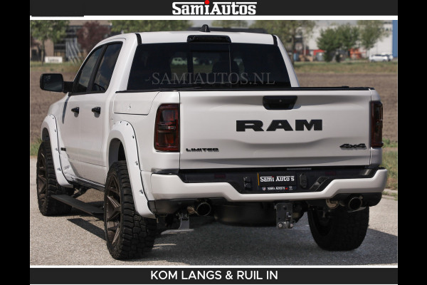 Dodge Ram Limited 540 PK De Meest Luxe en Volle Pick-Up in zijn Klasse | Massage + Full Option | Comfortabele Dubbele Cabine met Royale 5 Zitplaatsen | BPM vrij | Nu Leverbaar uit Voorraad | Voorraad Nr 2351 - 7478 | De specialist in Amerikaanse pick‑ups in Nederland en Europa.