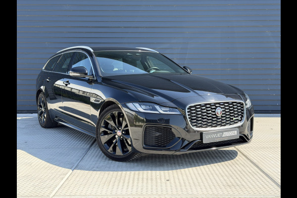 Jaguar XF Sportbrake 2.0 P250 R-Dynamic Black | Leder | Memory Stoelen | Dode hoek | Camera | Top staat!