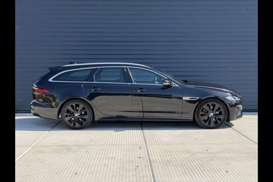 Jaguar XF Sportbrake 2.0 P250 R-Dynamic Black | Leder | Memory Stoelen | Dode hoek | Camera | Top staat!