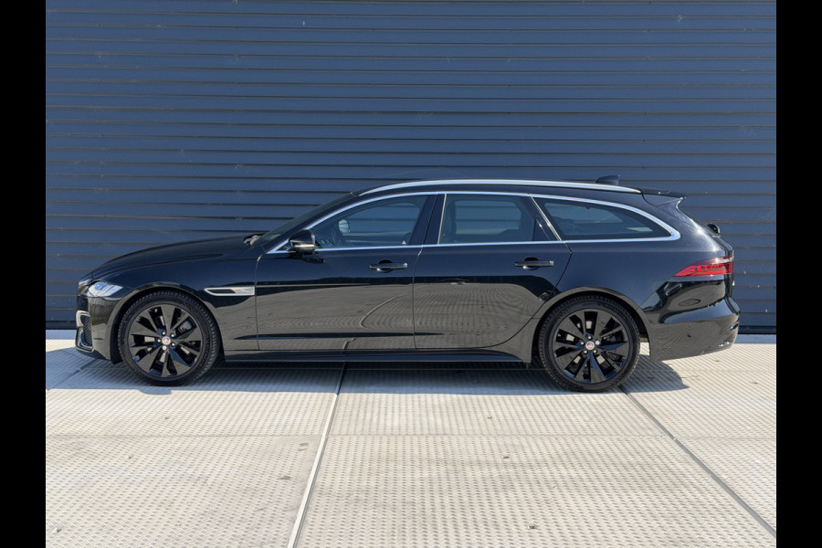 Jaguar XF Sportbrake 2.0 P250 R-Dynamic Black | Leder | Memory Stoelen | Dode hoek | Camera | Top staat!