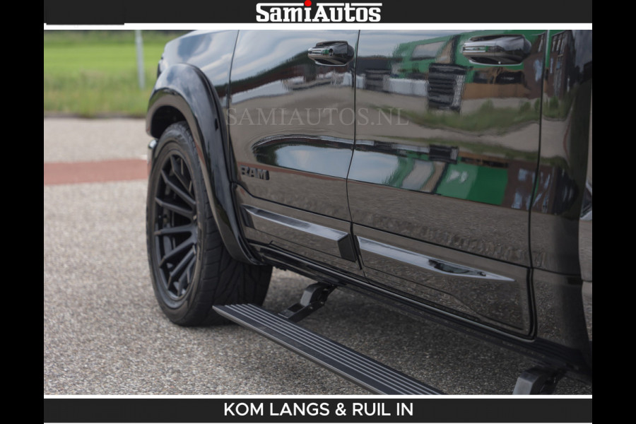 Dodge Ram BOM VOL | Night Premium | Full Option | De Meest Luxe Pick-Up in zijn Klasse | Comfortabele Dubbele Cabine met Royale 5 Zitplaatsen | BPM vrij | Nu Leverbaar uit Voorraad | Voorraad Nr 2287 - 3384 | De specialist in Amerikaanse pick‑ups in Nederland en Europa.