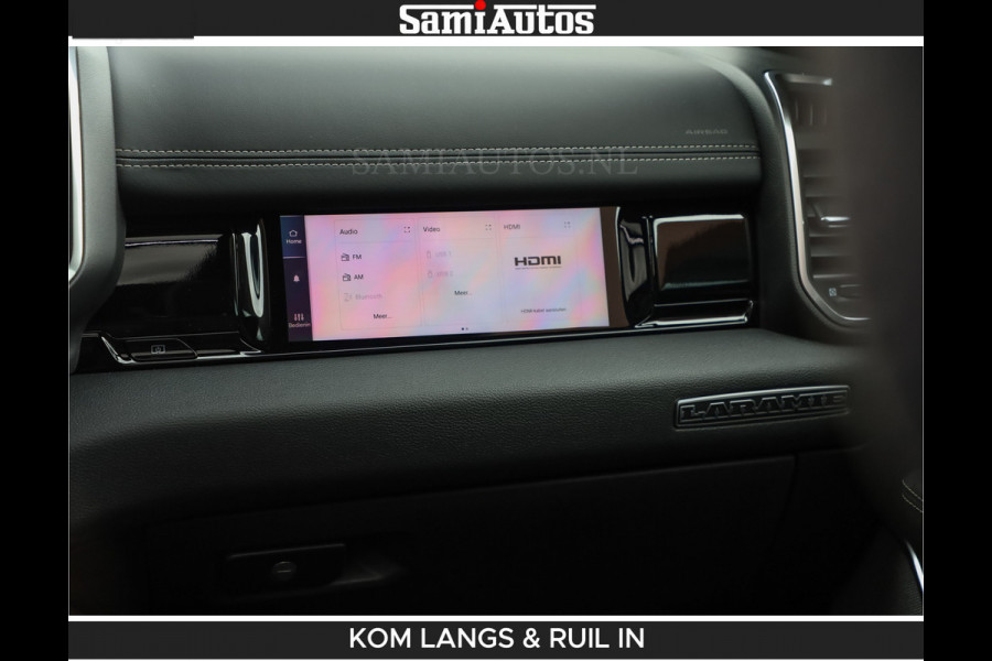 Dodge Ram BOM VOL | Night Premium | Full Option | De Meest Luxe Pick-Up in zijn Klasse | Comfortabele Dubbele Cabine met Royale 5 Zitplaatsen | BPM vrij | Nu Leverbaar uit Voorraad | Voorraad Nr 2287 - 3384 | De specialist in Amerikaanse pick‑ups in Nederland en Europa.